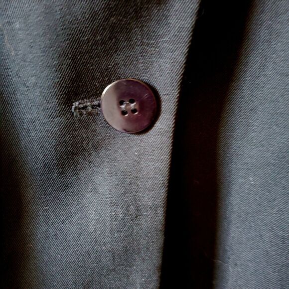 Jones New York Women's Black Wool Blazer Jacket Size 12 Made In USA - Picture 9 of 13